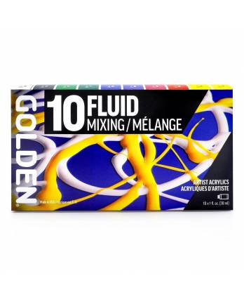 Golden Fluid Mixing Set 10 Colors